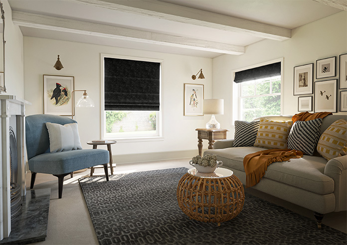 Hardwick, Jet - Roman Blind - Image 6